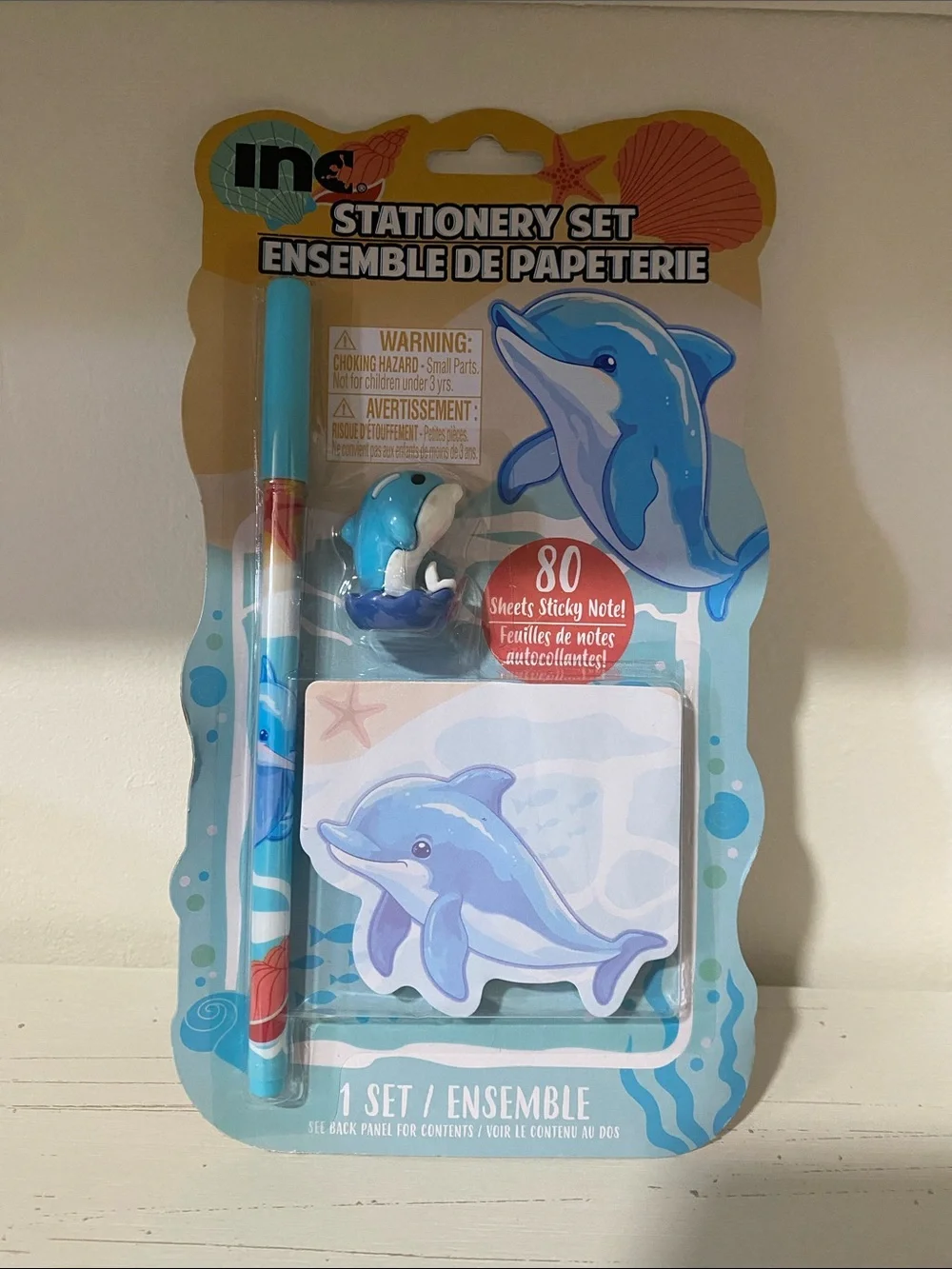 INC Dolphin Stationary Set 3 Piece Set